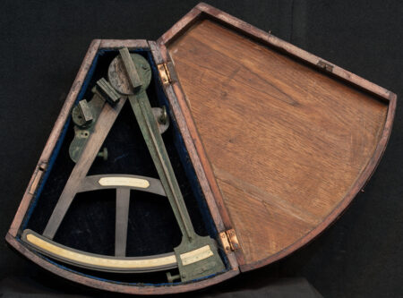 Cased Octant by WF Cannon of London