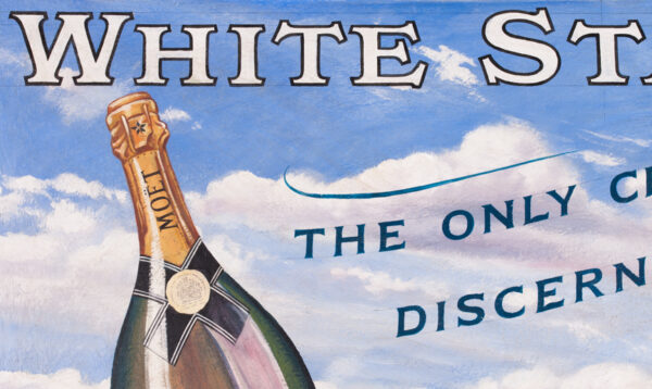 White Star TITANIC Moet Chandon Original Advertising Art - Image 9