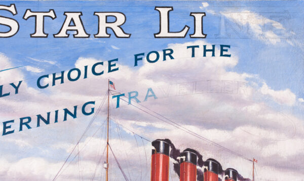 White Star TITANIC Moet Chandon Original Advertising Art - Image 8
