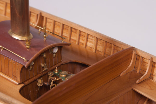 Builder's Dockyard Model of a Steam Tender - Image 8