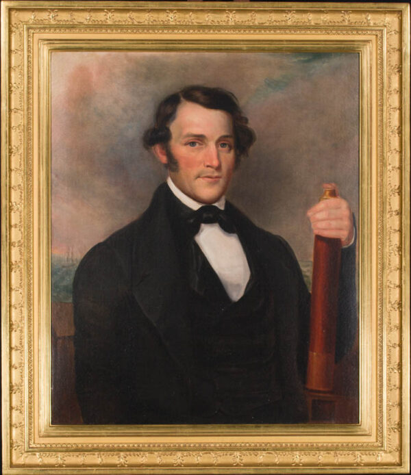 Rare American Portrait of Whale Ship Captain Moses Nickerson - Image 12
