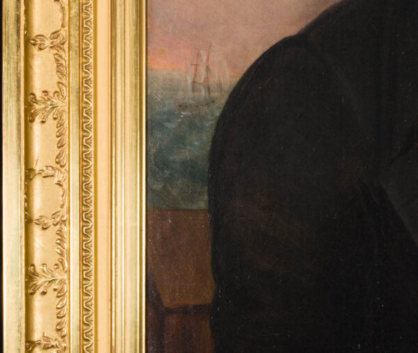 Rare American Portrait of Whale Ship Captain Moses Nickerson - Image 10