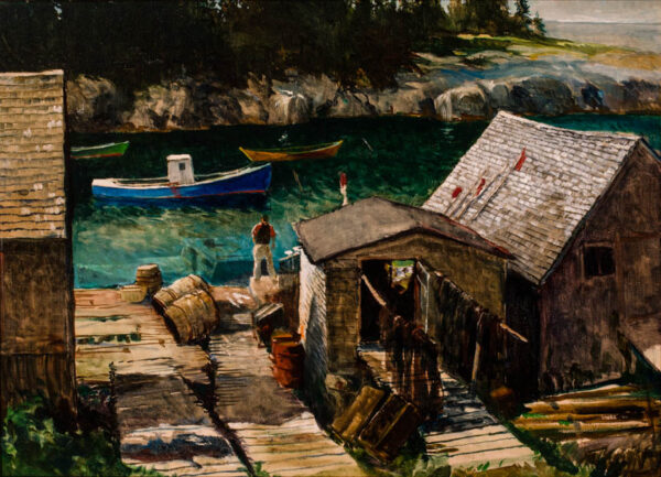 Fishing Off New Harbour, Nova Scotia
