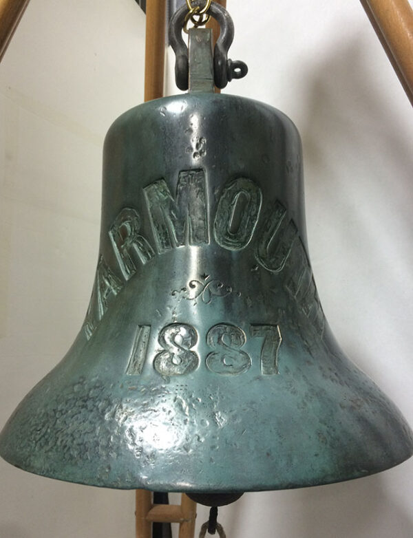 Bronze Ship's Bell from the Steel Steamer Yarmouth of 1887 - Image 10