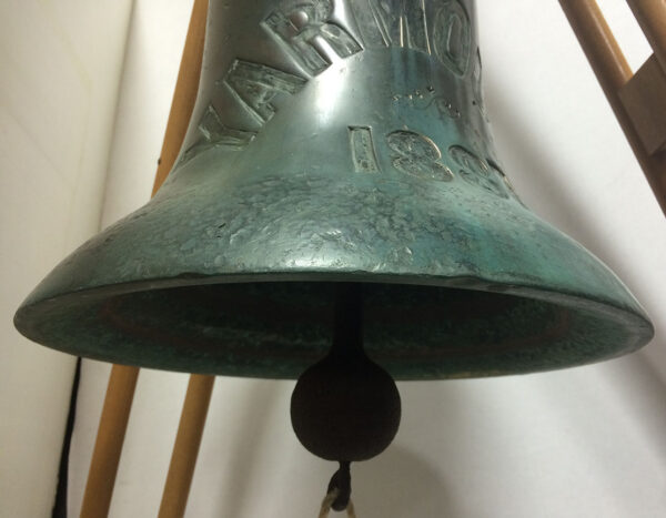 Bronze Ship's Bell from the Steel Steamer Yarmouth of 1887 - Image 4