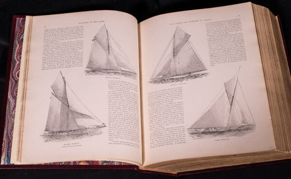 Yachts and Yachtsmen of America Vol I- Dated 1894 Henry Mott Editor - Image 11