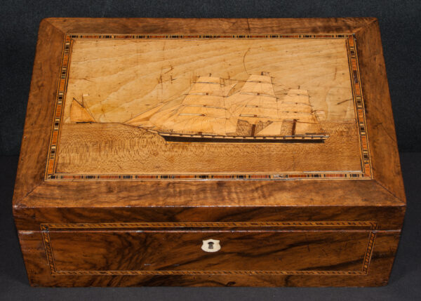 Trinity Lighthouse Box with Two Ships - Image 5