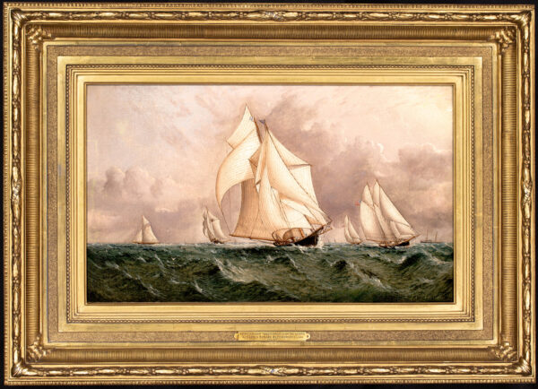William Astor's Schooner AMBASSADRESS Leads the Regatta - Image 4