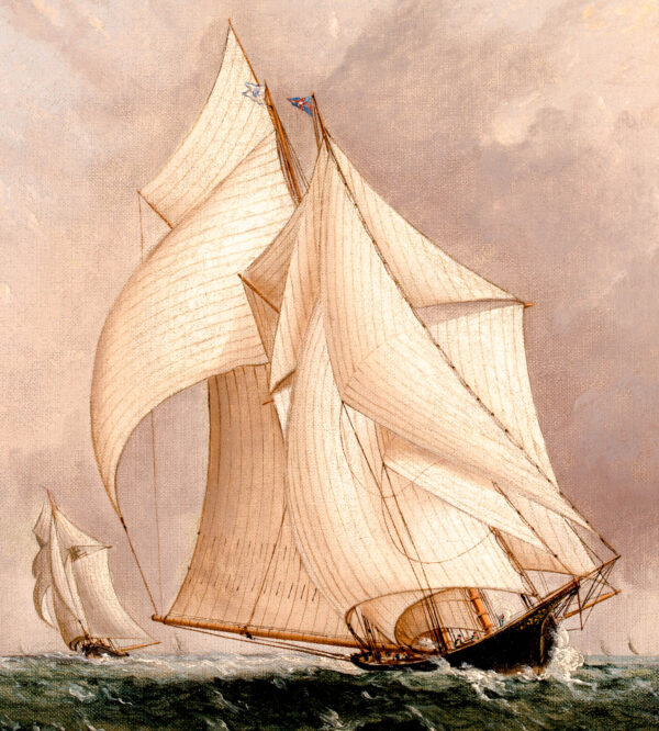 William Astor's Schooner AMBASSADRESS Leads the Regatta - Image 3