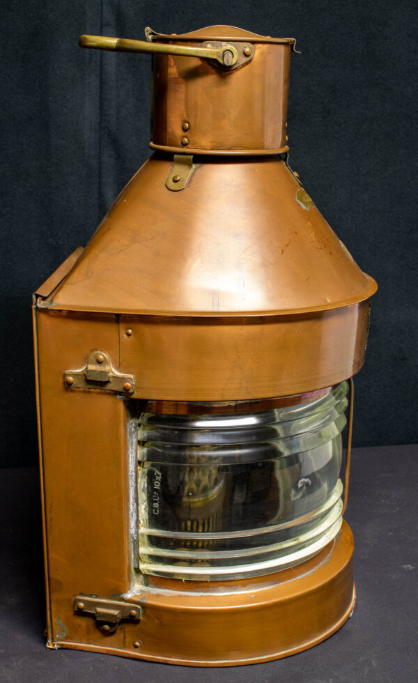 Harvie Meteorite Copper Masthead Lamp - Image 2