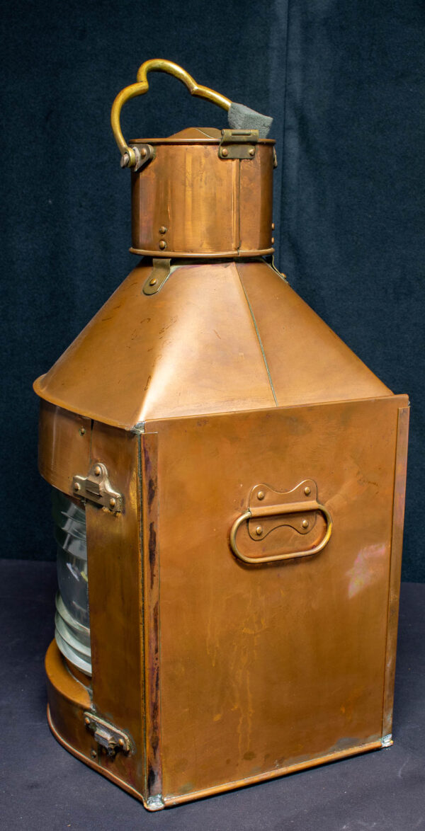 Harvie Meteorite Copper Masthead Lamp - Image 3