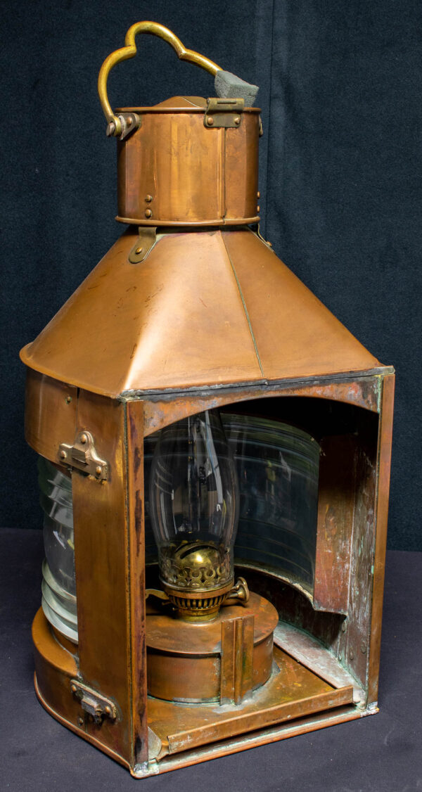 Harvie Meteorite Copper Masthead Lamp - Image 4