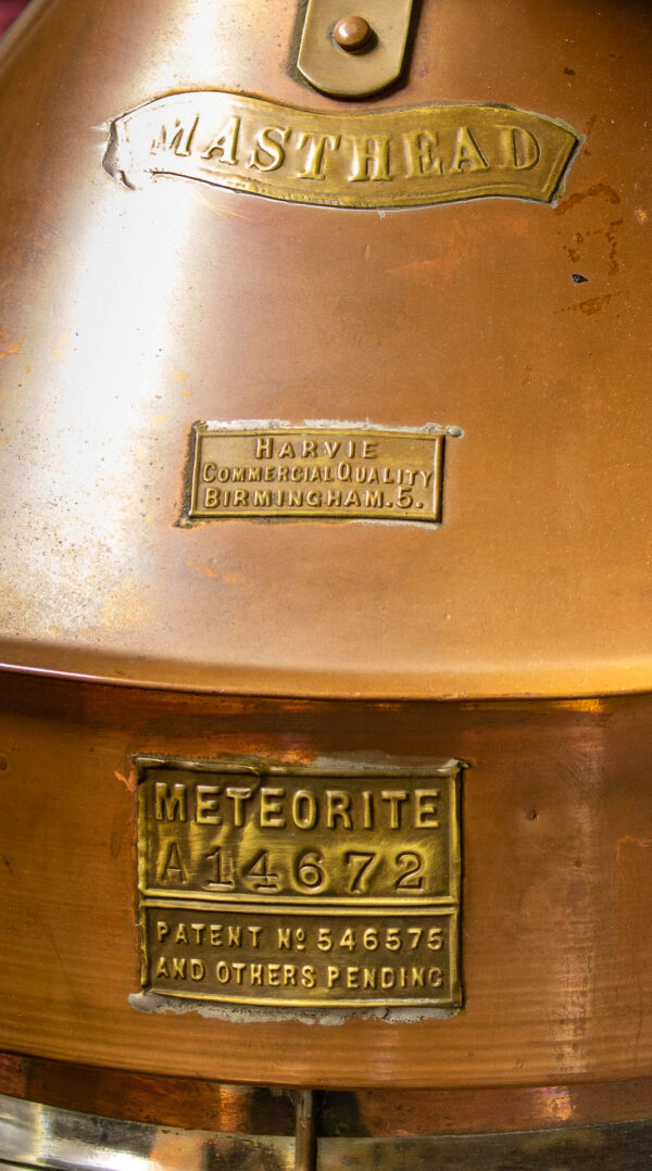 Harvie Meteorite Copper Masthead Lamp - Image 5