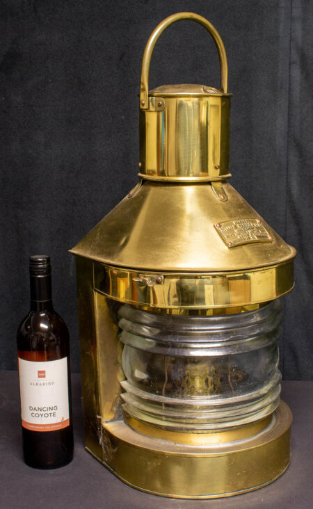 Well Made Brass Ships Lamp