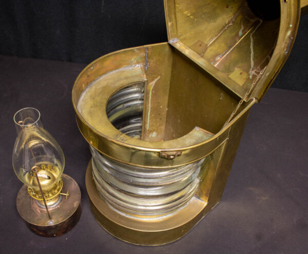 Well Made Brass Ships Lamp - Image 3