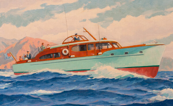 The Yacht KITSKAD Off Catalina Island - Image 5
