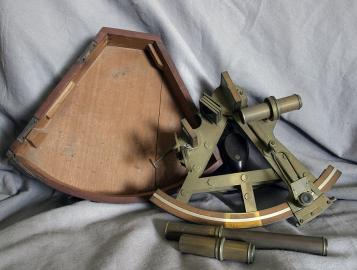 Double Frame Sextant by J. Fletcher, London