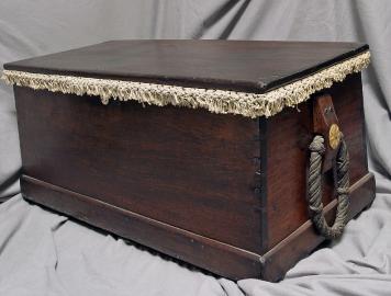 Mahogany Sailors Sea Chest