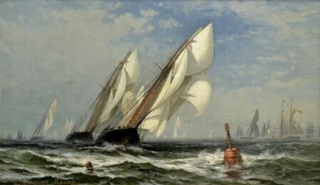 The Winning Yacht 1876