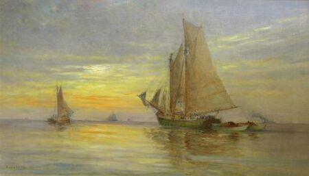 Schooners at Sunset