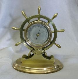 Brass English Table Barometer by Shiers & Son,Oxford