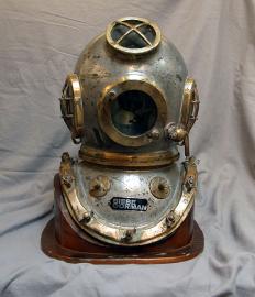 Siebe Gorman 12 Bolt Diving Helmet Number 19076