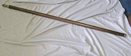 Rare 6 Foot Long Ten Sided Reverse Taper Telescope