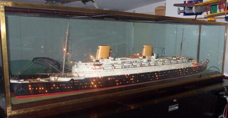 Builder's Dockyard Company Boardroom Model of the North German Lloyd's Steamship BREMEN