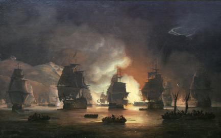 The British Fleet Under Lord Exmouth Leaving Algiers