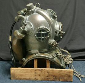 Rare Helium United States Navy Diving Helmet- Mark V
