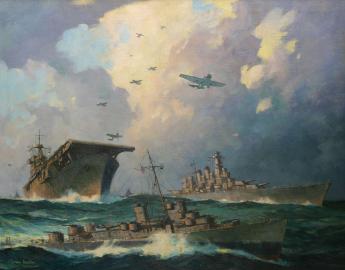 Task Group 21-6 Patrols the Atlantic