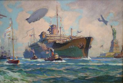 S.S. AMERICA Bringing the Troops Home