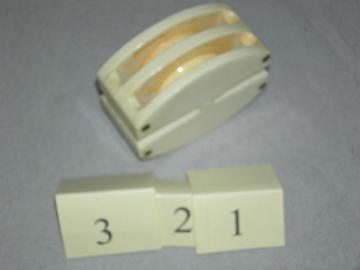 Miniature Ship's Block of Whale Ivory