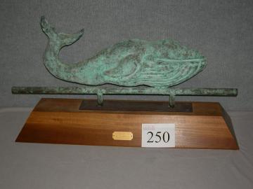 Copper Whale Weathervane