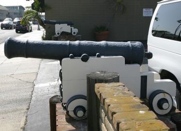 Pair of British Navy Cannons