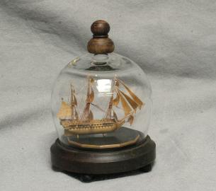 Miniature Boxwood Napoleonic Prisoner of War Model