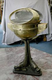 Brass Ships Binnacle by L Vandervoodt - Antwerp