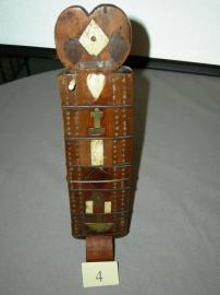 Early Cribbage Board of Hardwood