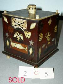 Two-Drawer Miniature Scrimshaw Chest