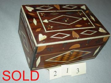 Inlaid American Scrimshaw Box