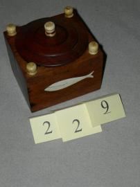 Captain's Shaving Mug of Lignite Hardwood