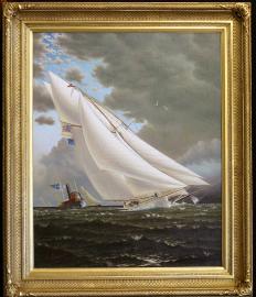MISCHIEF Leads the 1881 America's Cup