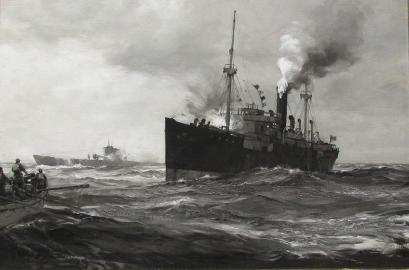 Victory Ship Attacked by German U-Boat