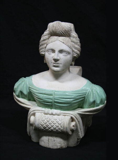 American Woman Ship's Carved Figurehead