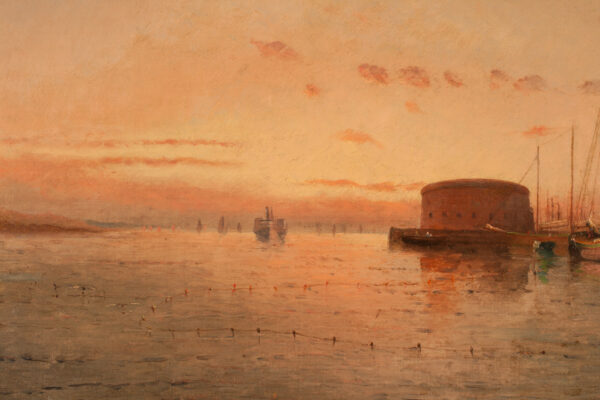 Ferry Arriving, Castle Clinton in New York Harbor - Image 3