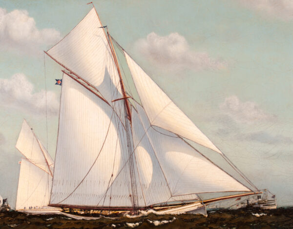 Yacht MAYFLOWER Defending the Americas Cup - Image 7
