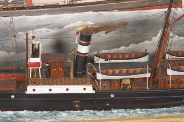 Steam Sail Ship BRENTWOOD with Original Oil Painting - Image 6