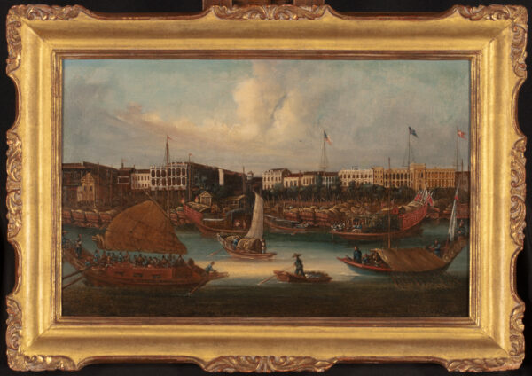 View of the Hongs, Canton - Image 6