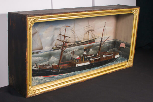 Steam Sail Ship BRENTWOOD with Original Oil Painting - Image 8