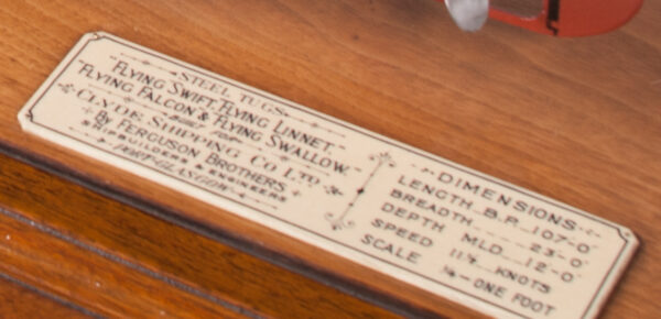 Full Builders Dockyard Model of Sister Tugs FLYING SWIFT and FLYING LINNET - Image 3